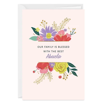 Our Blessed Family Custom Love Card for Her for only USD 4.99 | Hallmark