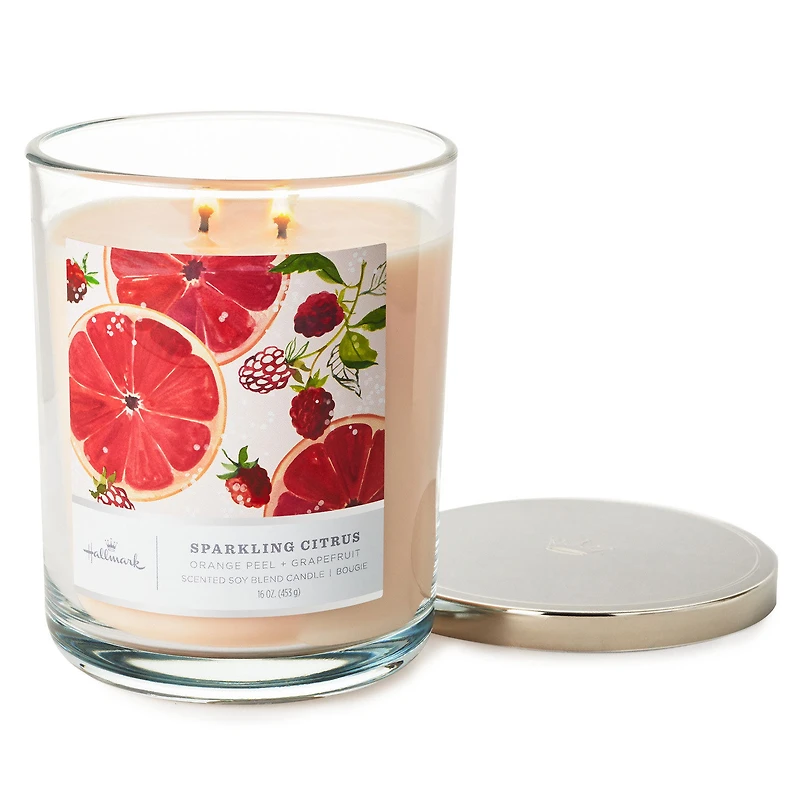 Sparkling Citrus 3-Wick Jar Candle, 16 oz. for only USD 29.99 | Hallmark
