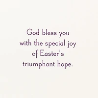 Special Joy of Triumphant Hope Religious Easter Card for only USD 4.99 | Hallmark