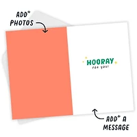 Hooray for Today Silly Cats Custom Congratulations Card for only USD 4.99 | Hallmark
