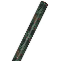 Pine-Scented Holiday Boughs on Black Christmas Wrapping Paper Roll, 20 sq. ft. for only USD 5.99 | Hallmark