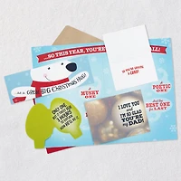 You Deserve More Than One Card Funny Christmas Card for Dad With Mini Cards for only USD 5.29 | Hallmark
