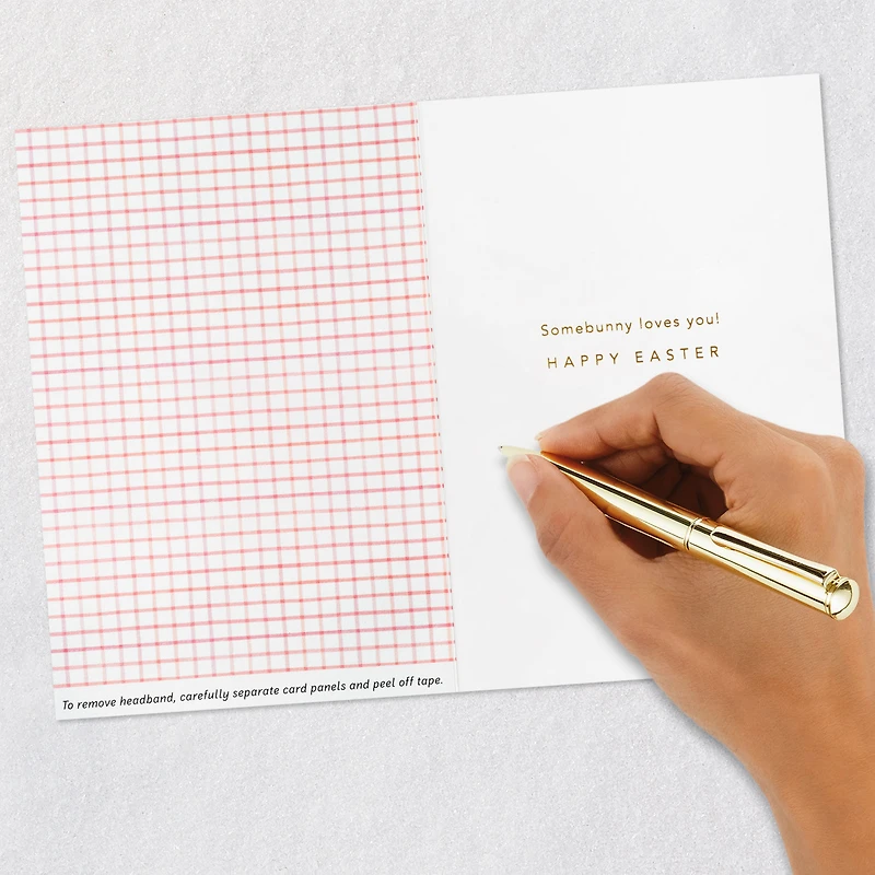 Somebunny Loves You Easter Card with Headband for Kids for only USD 9.99 | Hallmark