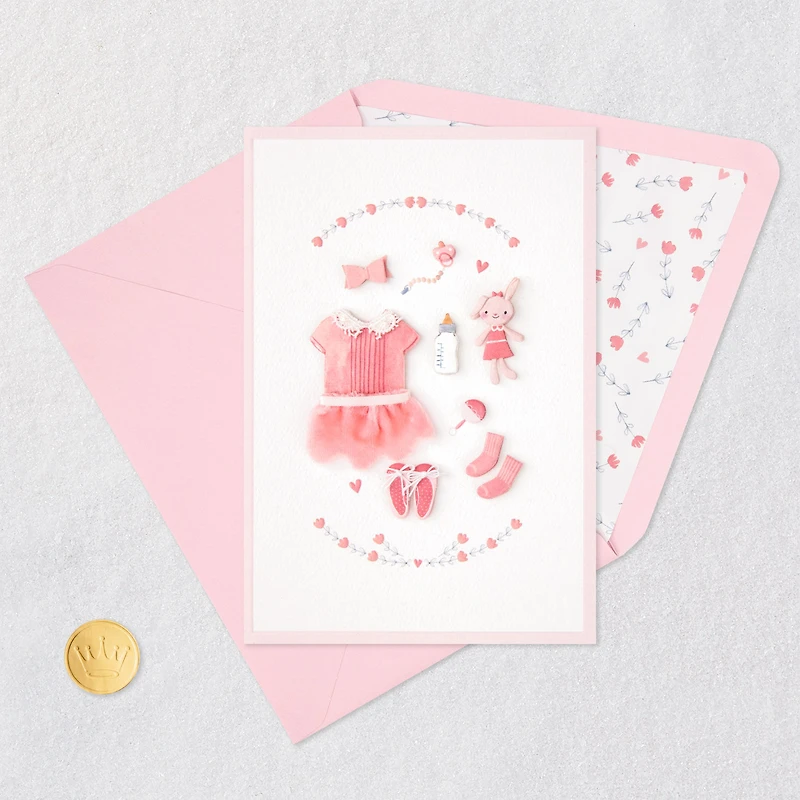 Sweet Reason to Celebrate New Baby Girl Card for only USD 8.59 | Hallmark