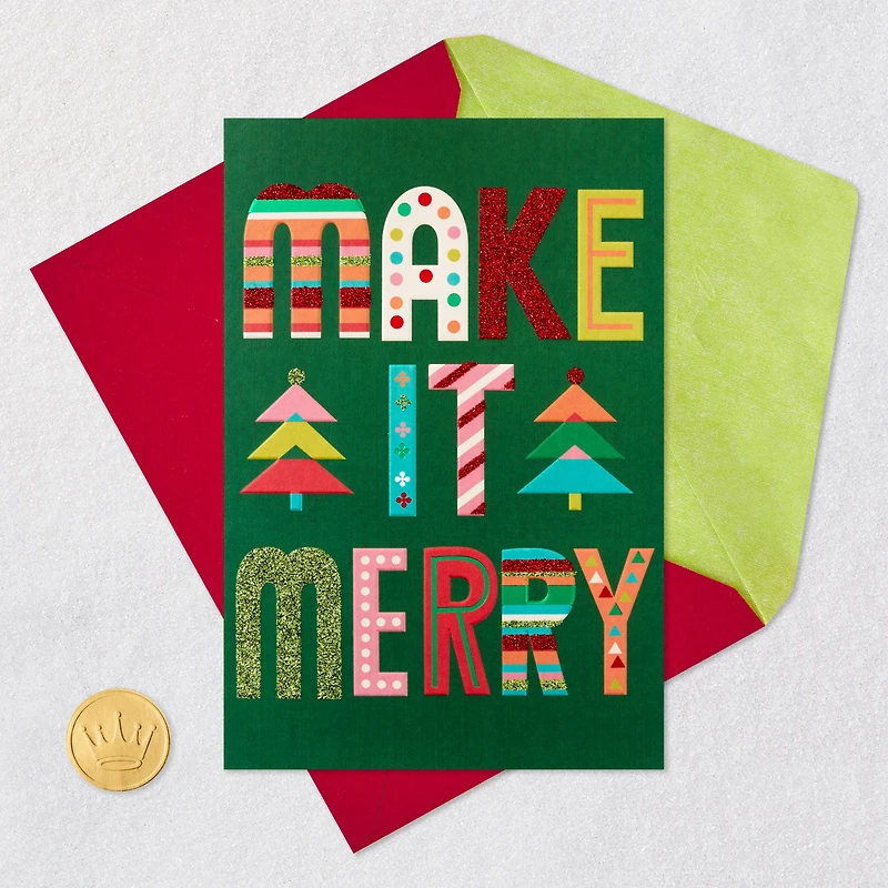 Make It Merry Christmas Card for only USD 6.99 | Hallmark