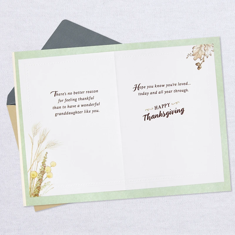 Pumpkin in a Field Thanksgiving Card for Granddaughter for only USD 3.99 | Hallmark