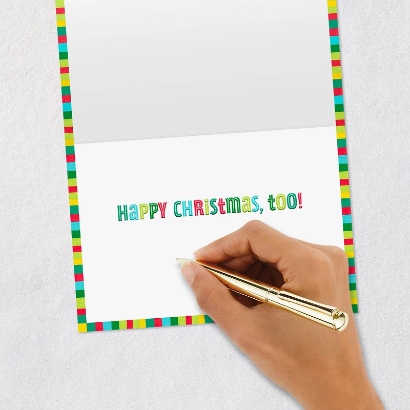 Colorful, Merry Wishes Christmas Birthday Card for only USD 3.99 | Hallmark