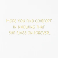 Her Loving Way Sympathy Card for only USD 4.99 | Hallmark