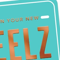 New Wheelz License Plate Congratulations Card for only USD 2.99 | Hallmark
