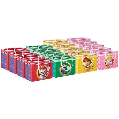 4" Nintendo Super Mario™ Friends Mini Horizontal Gift Bag Bundle, Set of 18 for only USD 17.99 | Hallmark