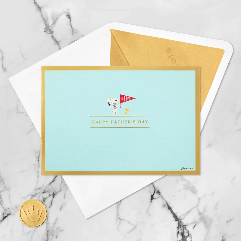 Peanuts® Snoopy #1 Dad 3D Pop-Up Father's Day Card for only USD 14.99 | Hallmark