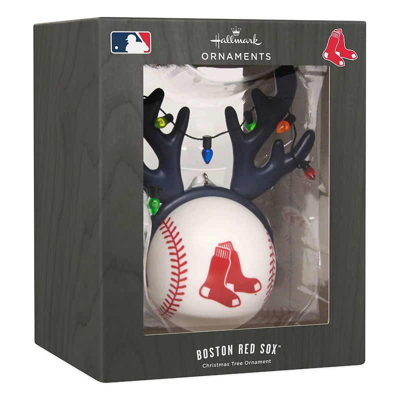 MLB Boston Red Sox™ Reindeer Baseball Hallmark Ornament for only USD 12.99 | Hallmark