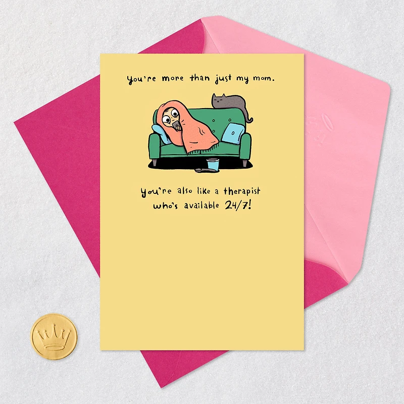 Free Therapy Funny Mother's Day Card for Mom for only USD 3.99 | Hallmark