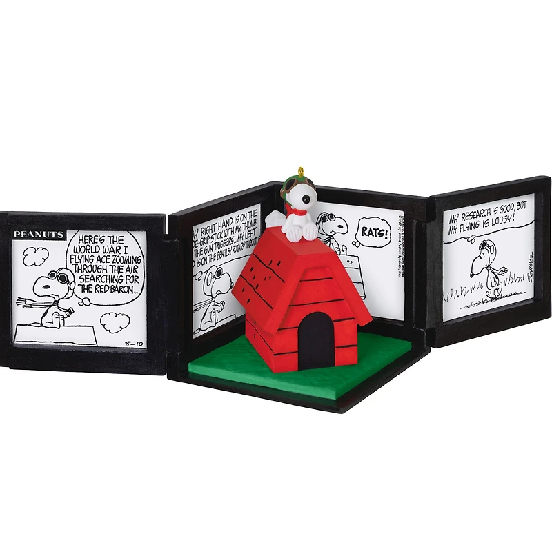 Peanuts® 75th Anniversary Snoopy as The Flying Ace Musical Ornament for only USD 49.99 | Hallmark