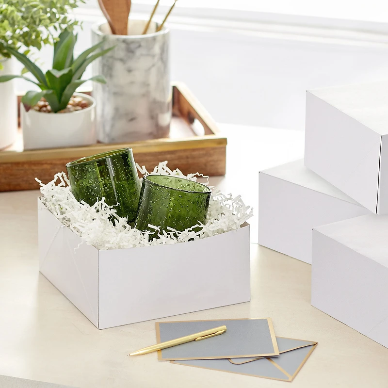 White 5-Pack Square Gift Boxes, 8” for only USD 7.99 | Hallmark