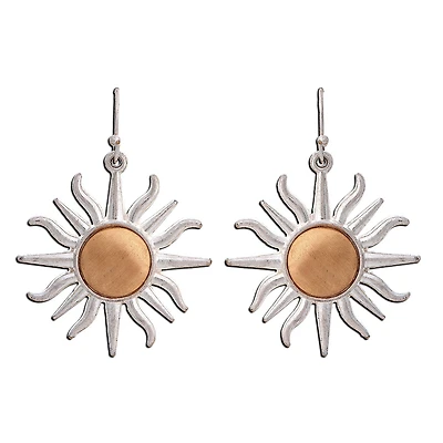 Rain Jewelry Mixed Metal Sun Drop Earrings for only USD 18.00 | Hallmark