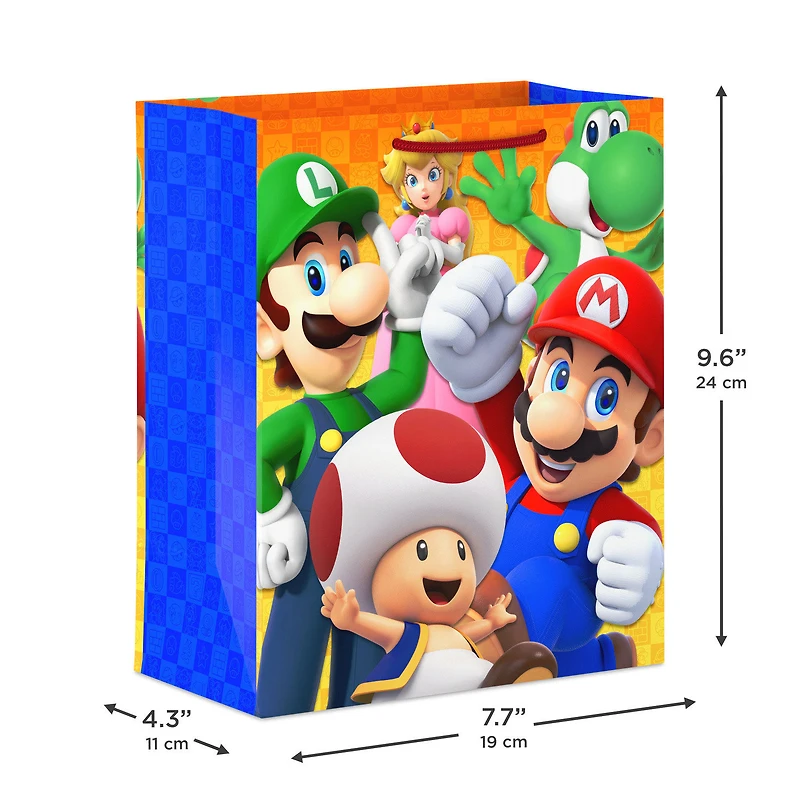 9.6" Nintendo Super Mario™ and Friends Medium Gift Bag for only USD 3.99 | Hallmark