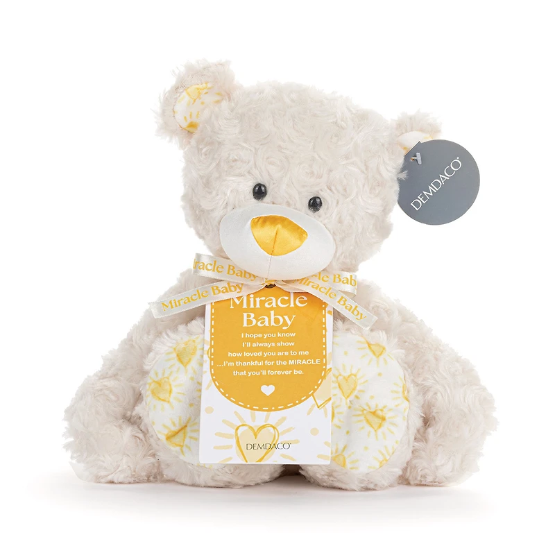 Demdaco Miracle Baby Bear Plush, 13" for only USD 22.50 | Hallmark