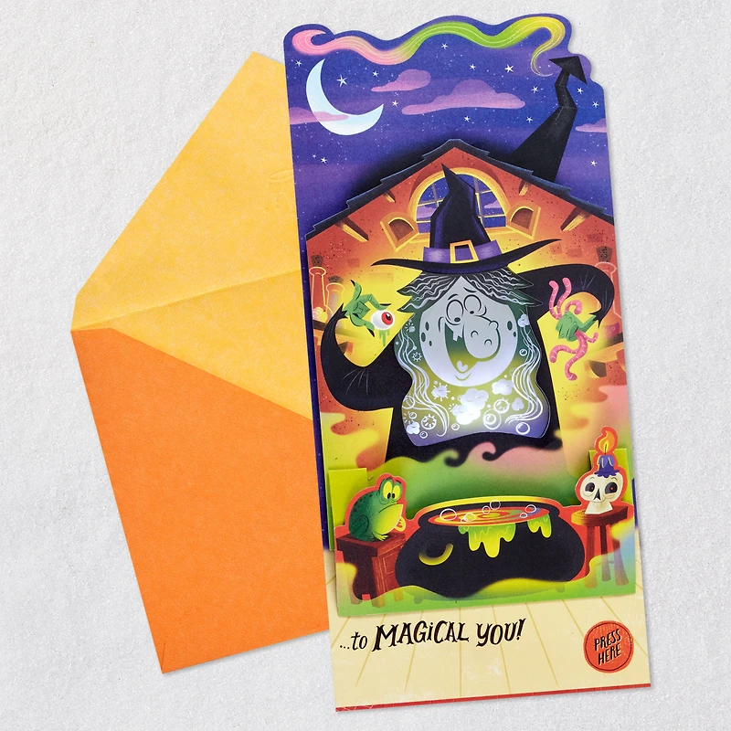Cackling Witch Funny Pop-Up Halloween Card With Sound and Light for only USD 11.99 | Hallmark