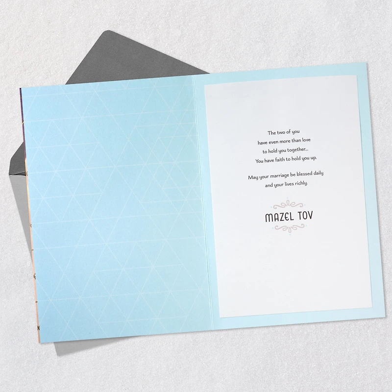 Love, Faith and Blessings Jewish Wedding Card for only USD 3.99 | Hallmark
