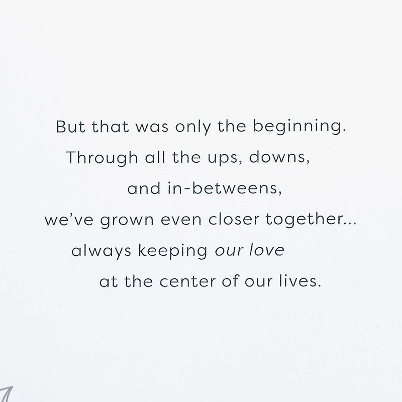 Our Wedding Day Was Only the Beginning Anniversary Card for Husband for only USD 9.59 | Hallmark