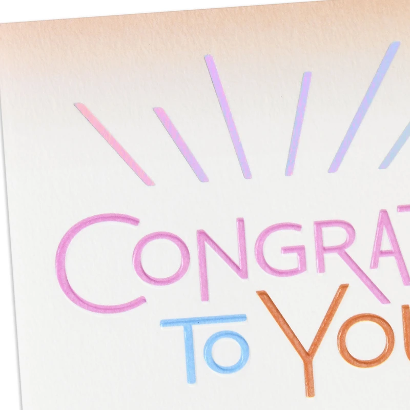 You Deserve This Happiness Congratulations Card for only USD 4.99 | Hallmark