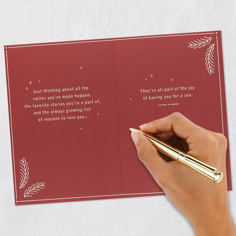 Smiles, Stories and Love Christmas Card for Son for only USD 5.59 | Hallmark