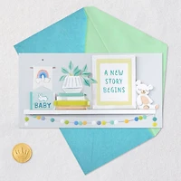 A New Story Begins New Baby Card for only USD 6.59 | Hallmark