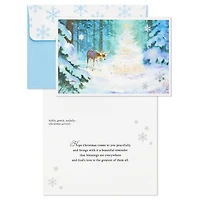 Deer and Tree in Forest Boxed Christmas Cards, Pack of 16 for only USD 15.49 | Hallmark