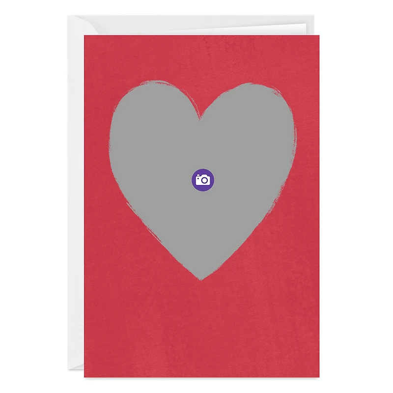 Personalized Red Heart Frame Photo Card for only USD 4.99 | Hallmark