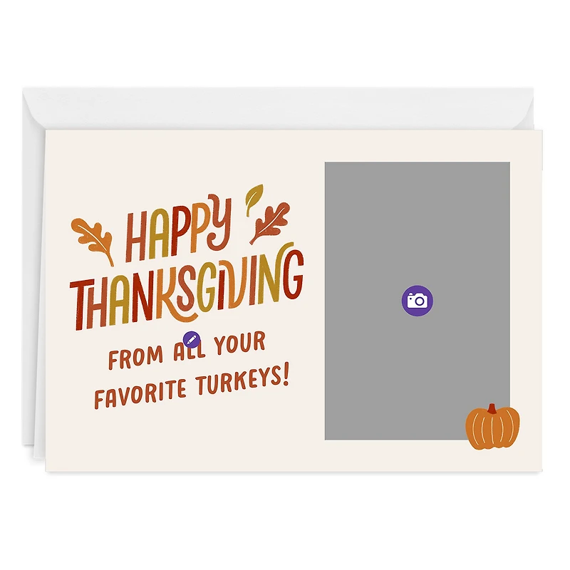 Fun From Your Favorite Turkeys Custom Thanksgiving Card for only USD 4.99 | Hallmark