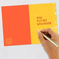 Kiss Goodbye or Flip Off Funny Retirement Card for only USD 4.49 | Hallmark