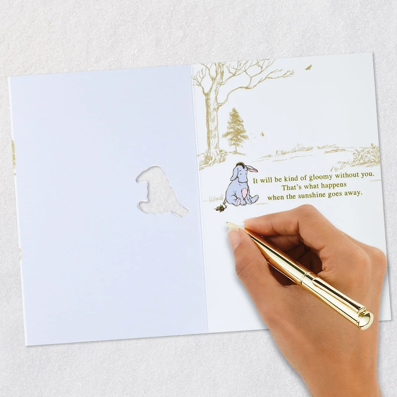 Disney Winnie the Pooh Gloomy Without You Goodbye Card for only USD 5.59 | Hallmark