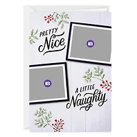 Personalized Naughty and Nice Christmas Photo Card for only USD 4.99 | Hallmark