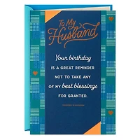 You're One of My Best Blessings Birthday Card for Husband for only USD 5.99 | Hallmark