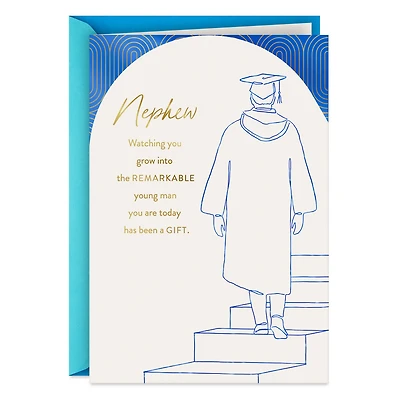 Watching You Grow Has Been a Gift Graduation Card for Nephew for only USD 4.99 | Hallmark