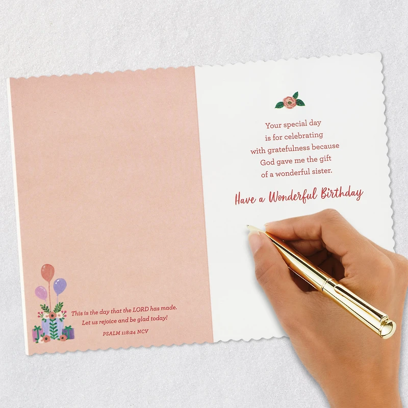 A Blessing for My Sister Religious Birthday Card for only USD 4.99 | Hallmark