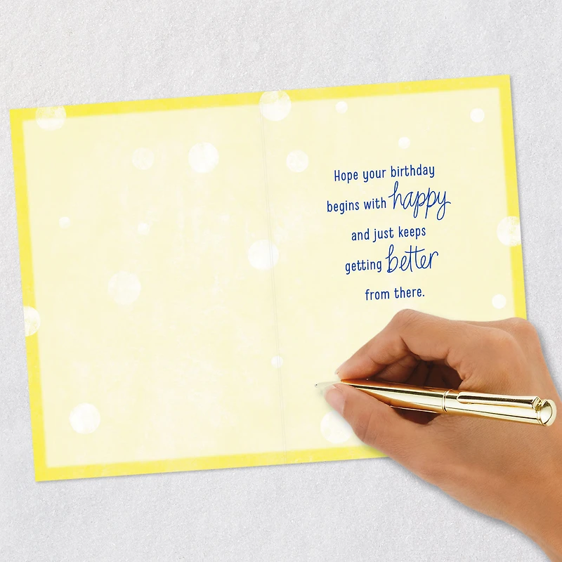 Happy, Happier, Happiest Birthday Card for only USD 2.50 | Hallmark
