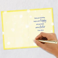 Happy, Happier, Happiest Birthday Card for only USD 2.50 | Hallmark