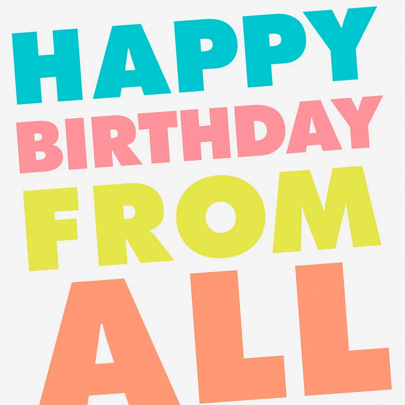 Group Gift Funny Birthday Card From Us for only USD 3.99 | Hallmark