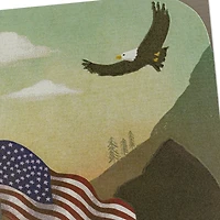 Bald Eagle Flying Over American Flag Blank Card for only USD 4.99 | Hallmark
