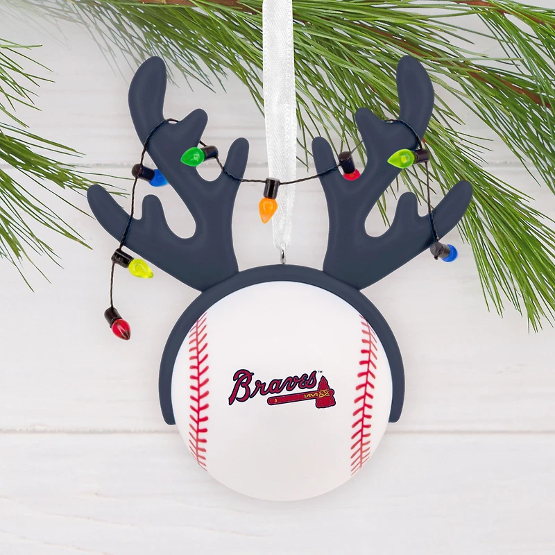 MLB Atlanta Braves™ Reindeer Baseball Hallmark Ornament for only USD 12.99 | Hallmark