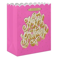 13" Happy Birthday Script on Pink Large Gift Bag for only USD 5.49 | Hallmark