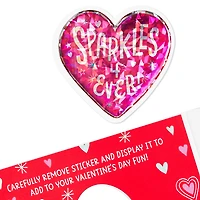 Sparkles Forever Granddaughter Valentine's Day Card With Sticker for only USD 4.99 | Hallmark