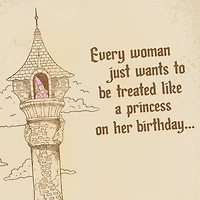 Treated Like a Princess Funny Birthday Card for Her for only USD 3.99 | Hallmark