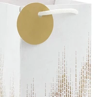 14" Kraft and White Ombré Chevron Large Holiday Wine Gift Bag for only USD 4.49 | Hallmark