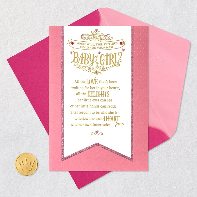 A Future Filled With Love New Baby Girl Card for only USD 6.59 | Hallmark