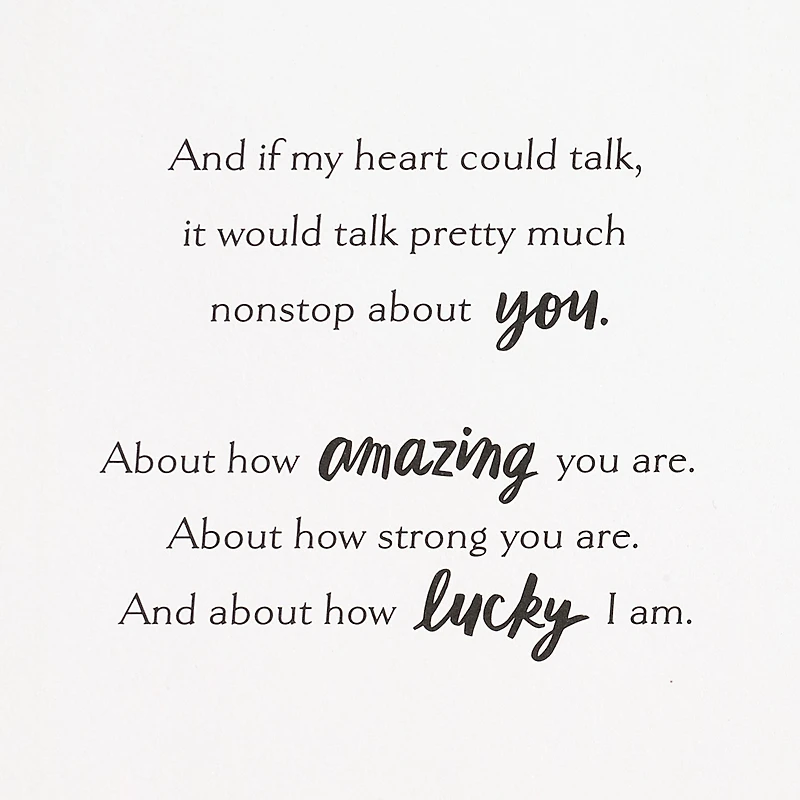 My Heart Is Yours Romantic Valentine's Day Card for only USD 8.59 | Hallmark