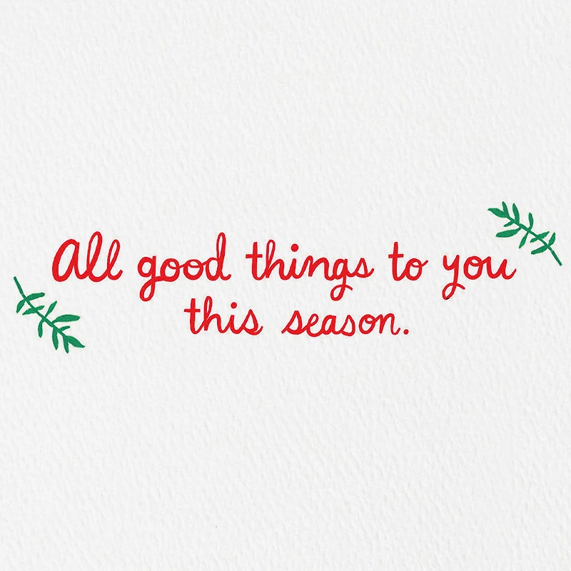 Peace Love Joy Dove and Trees Christmas Card for only USD 3.99 | Hallmark