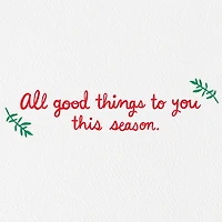 Peace Love Joy Dove and Trees Christmas Card for only USD 3.99 | Hallmark